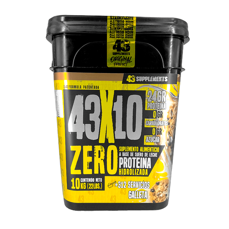 ZERO PROTEIN CUBETA 10 KG - GALLETA