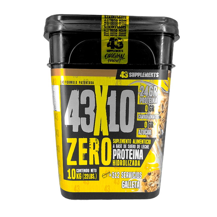 ZERO PROTEIN CUBETA 10 KG - GALLETA