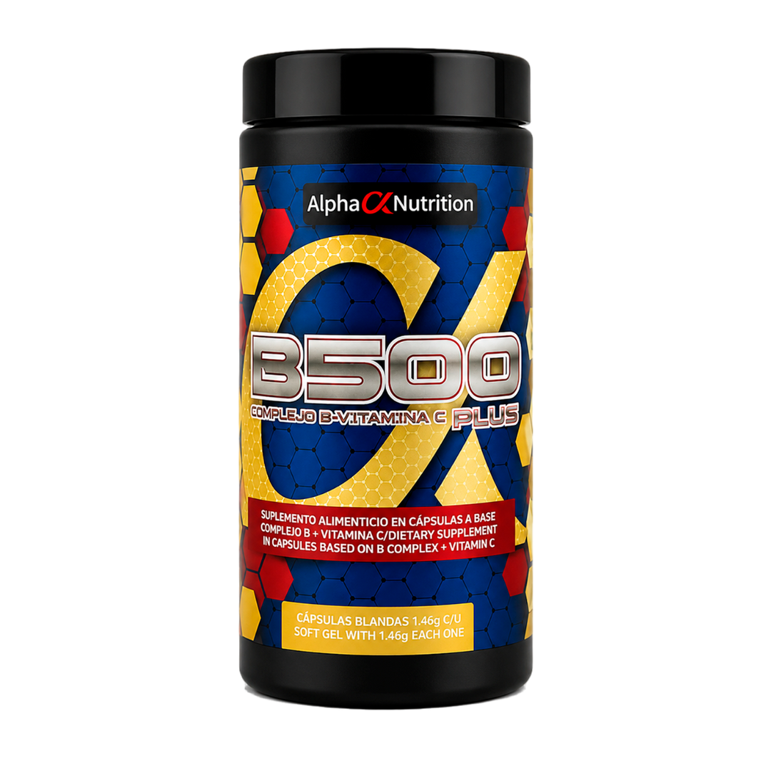 B500 COMPLEJO B + VITAMINA C PLUS 60 CAPS