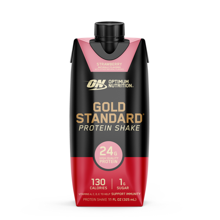 GOLD STD PROTEIN SHAKE 325 ML 12 PACK - FRESA