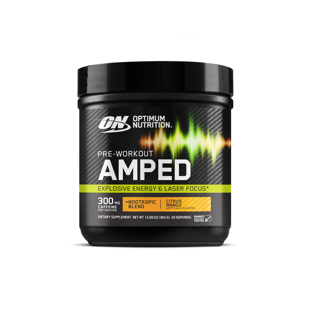 PRE-WORKOUT AMPED 20 SERV - CITRUS MANGO