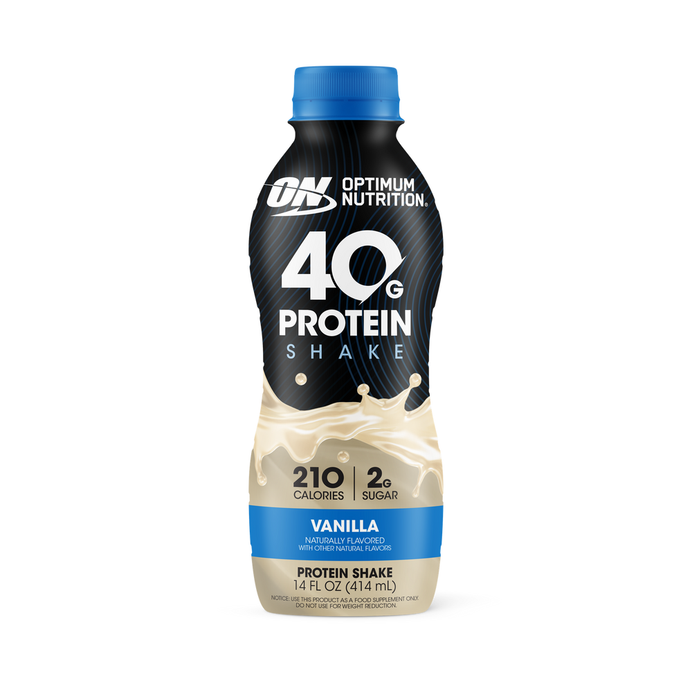 GOLD STD 40 GRS PROTEIN SHAKE 14OZ 12 PACK - VAINILLA