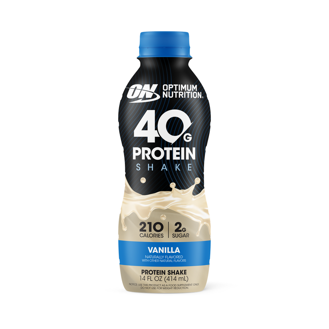GOLD STD 40 GRS PROTEIN SHAKE 14OZ 12 PACK - VAINILLA