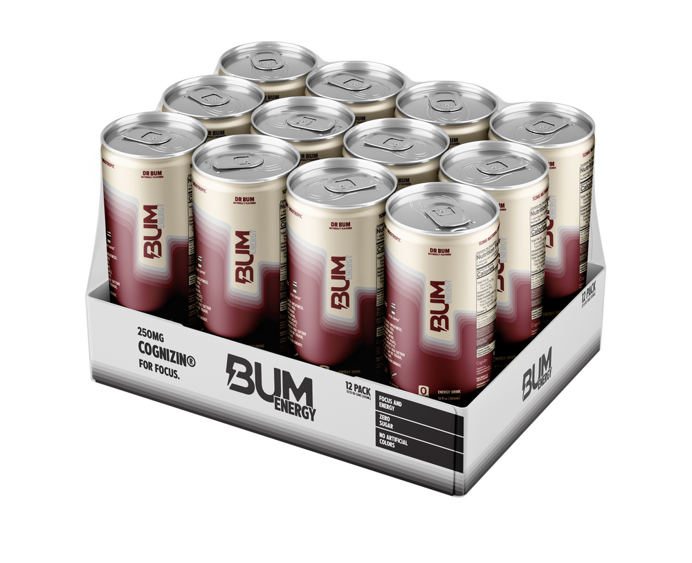 BUM ENERGY DRINK 12 OZ/12 PACK - DR BUM