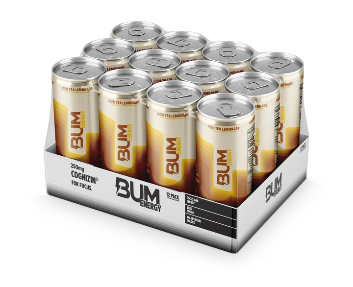 BUM ENERGY DRINK 12 OZ/12 PACK - ICED TEA LEMONADE