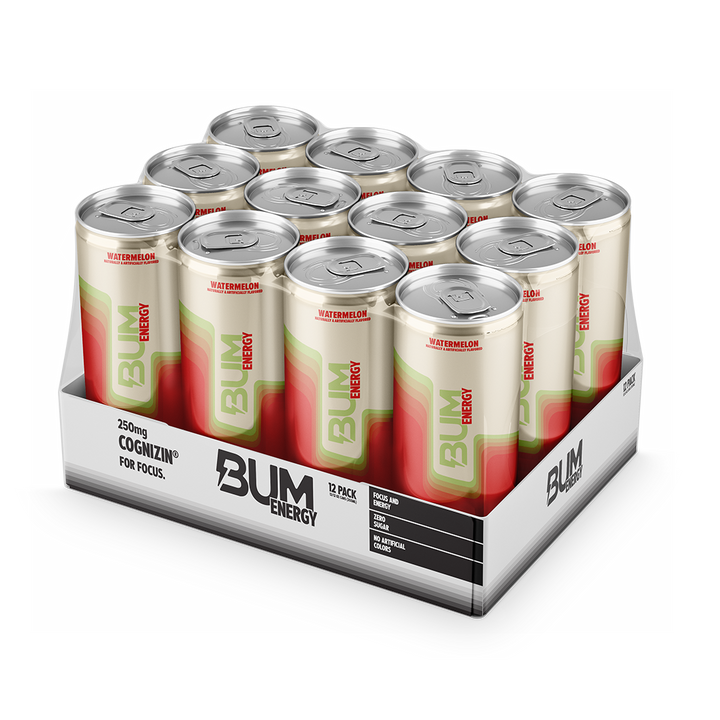 BUM ENERGY DRINK 12 OZ/12 PACK - WATERMELON