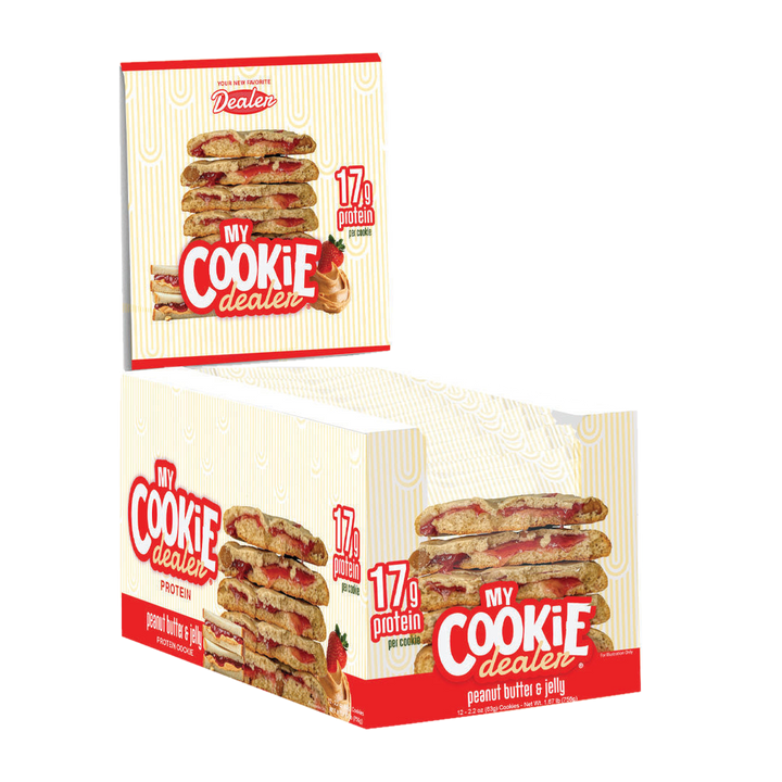 MY COOKIE DEALER 63 GRS 12 PACK - PEANUT BUTTER & JELLY