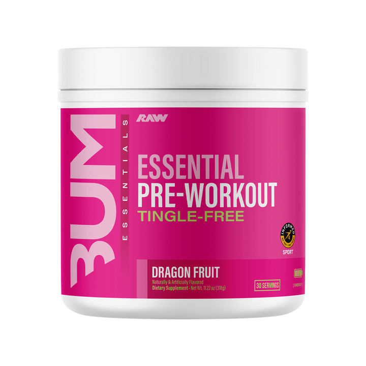 CBUM ESSENTIAL TINGLE FREE PWO 30 SERV - DRAGON FRUIT