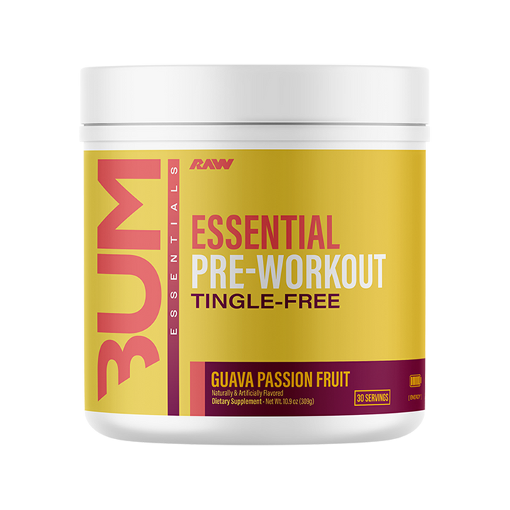 CBUM ESSENTIAL TINGLE FREE PWO 30 SERV - GUAVA PASSION FRUIT