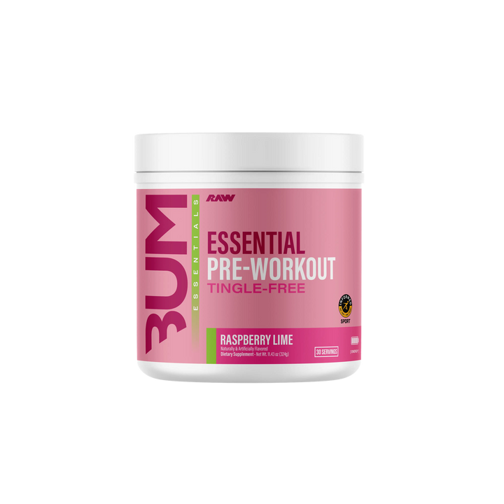 CBUM ESSENTIAL TINGLE FREE PWO 30 SERV - RASPBERRY LIME