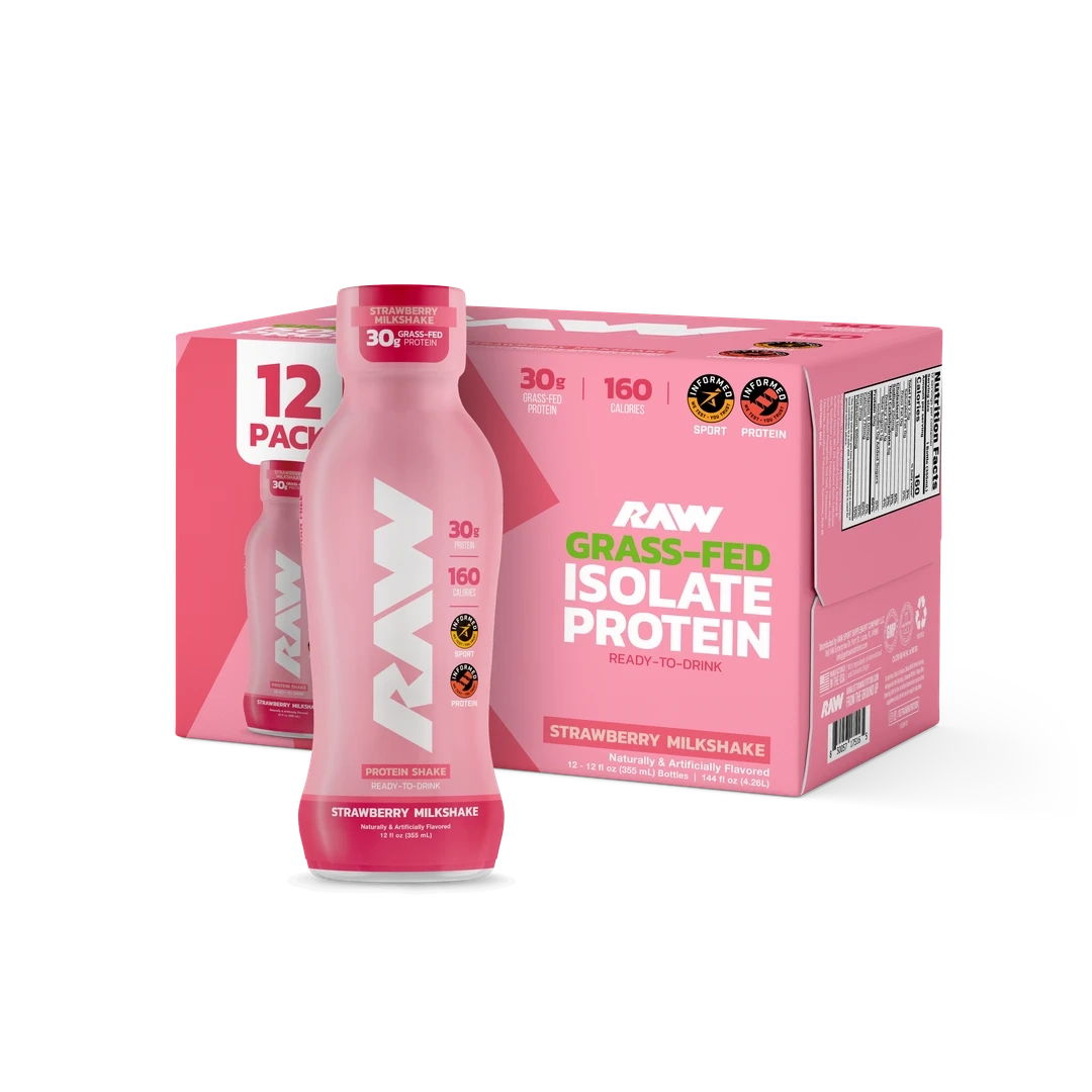 PROTEIN RTD 12 OZ/12 PACK - STRAWBERRY MILKSHAKE