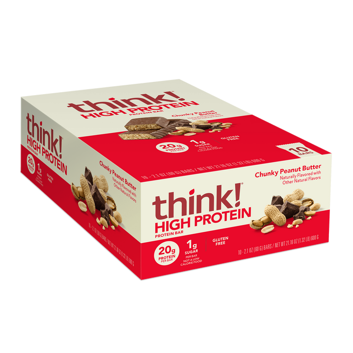 HIGH PROTEIN 10 BARS - CHUNKY PEANUT BUTTER