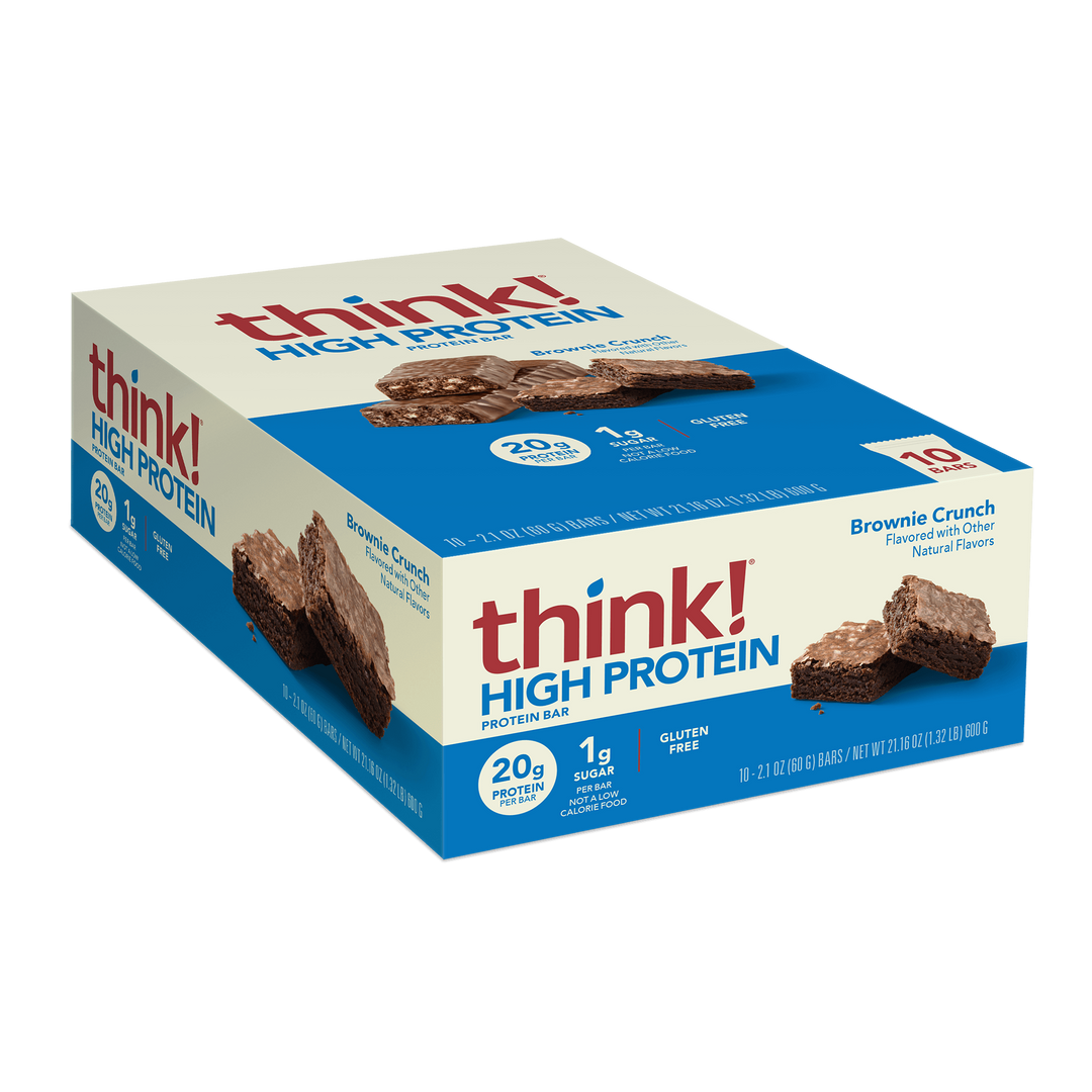HIGH PROTEIN 10 BARS - BROWNIE CRUNCH