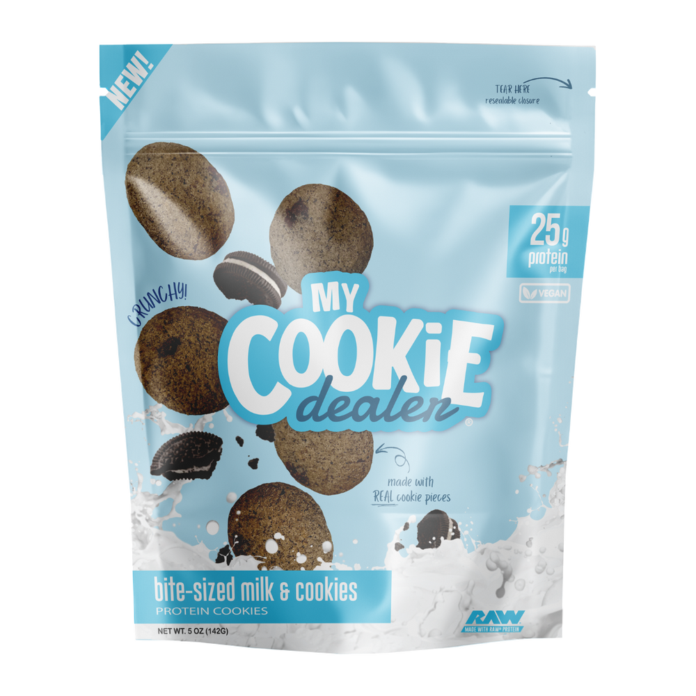 MY COOKIE DEALER BITE SIZED 6 BAG 142 GRS - MILK & COOKIES
