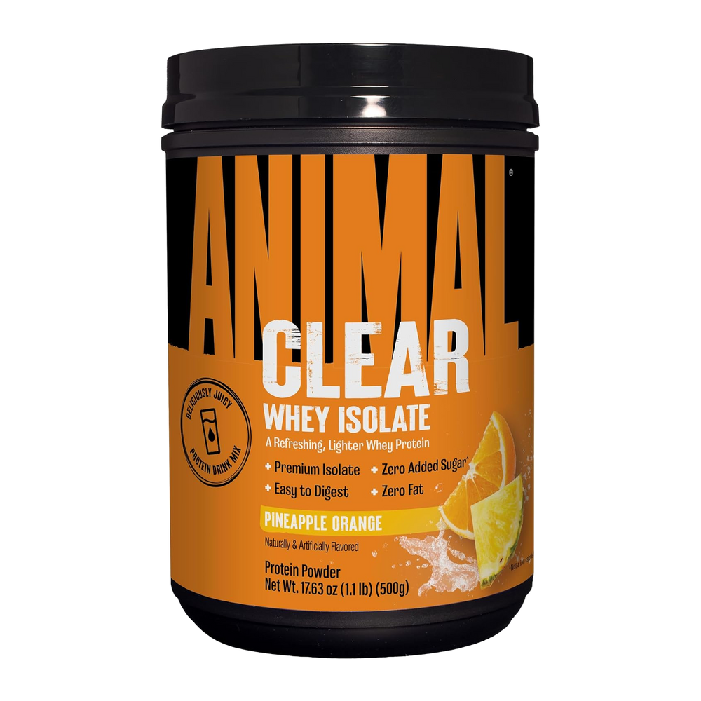 ANIMAL CLEAR WHEY ISOLETE 500 GRS - PINEAPPLE ORANGE