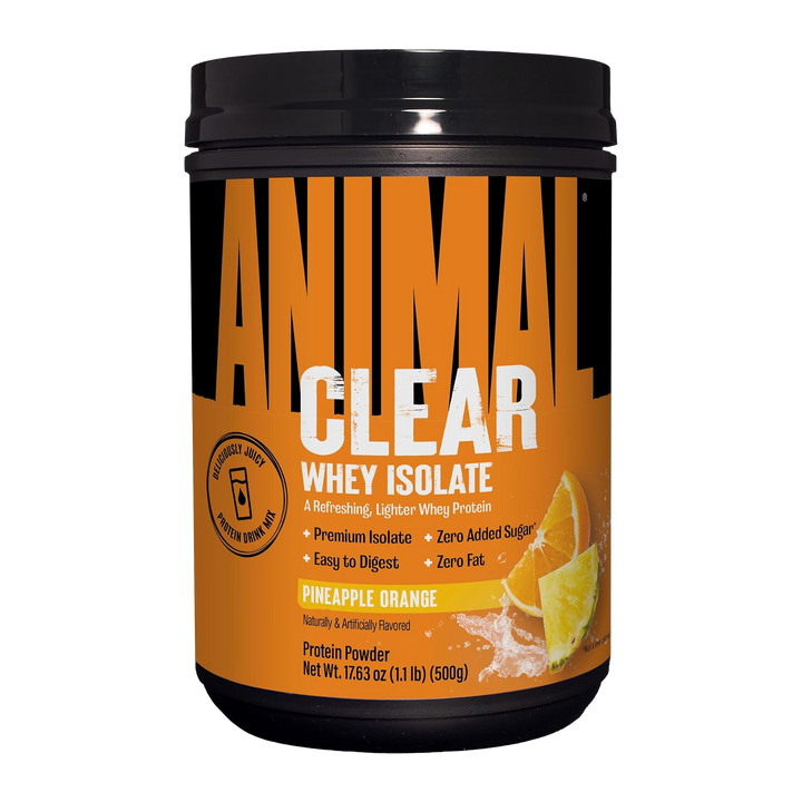 ANIMAL CLEAR WHEY ISOLETE 500 GRS - PINEAPPLE ORANGE