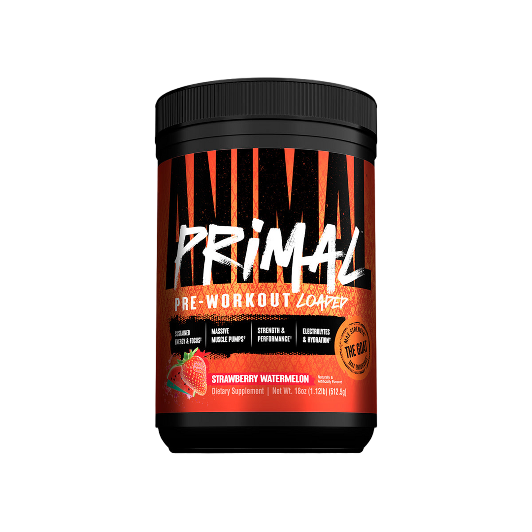 ANIMAL PRIMAL POWDER 25 SERV - STRAW WATERMELON