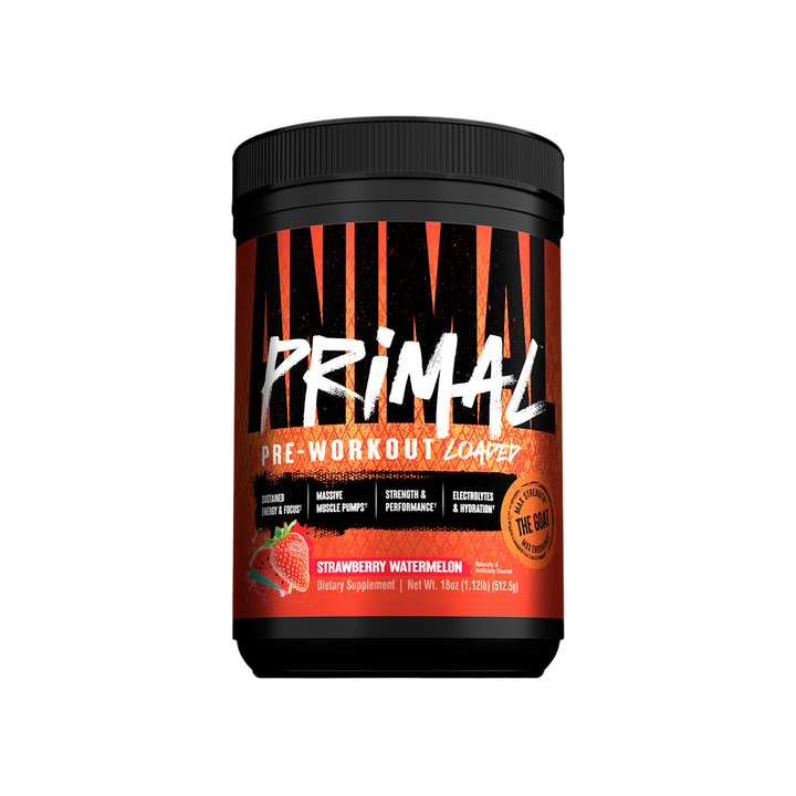 ANIMAL PRIMAL POWDER 25 SERV - STRAW WATERMELON