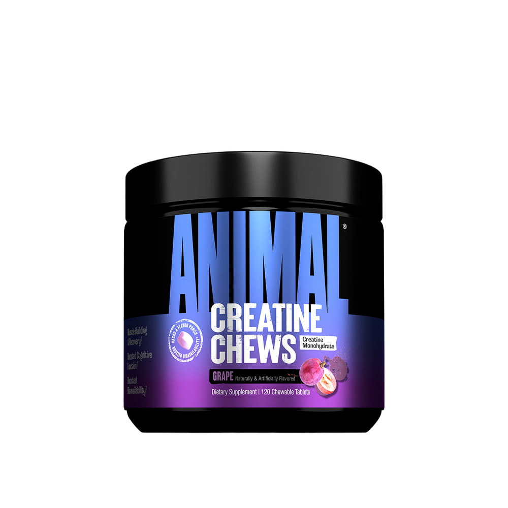ANIMAL CHEWS CREATINE 120 TABLETS - TABLETS GRAPE