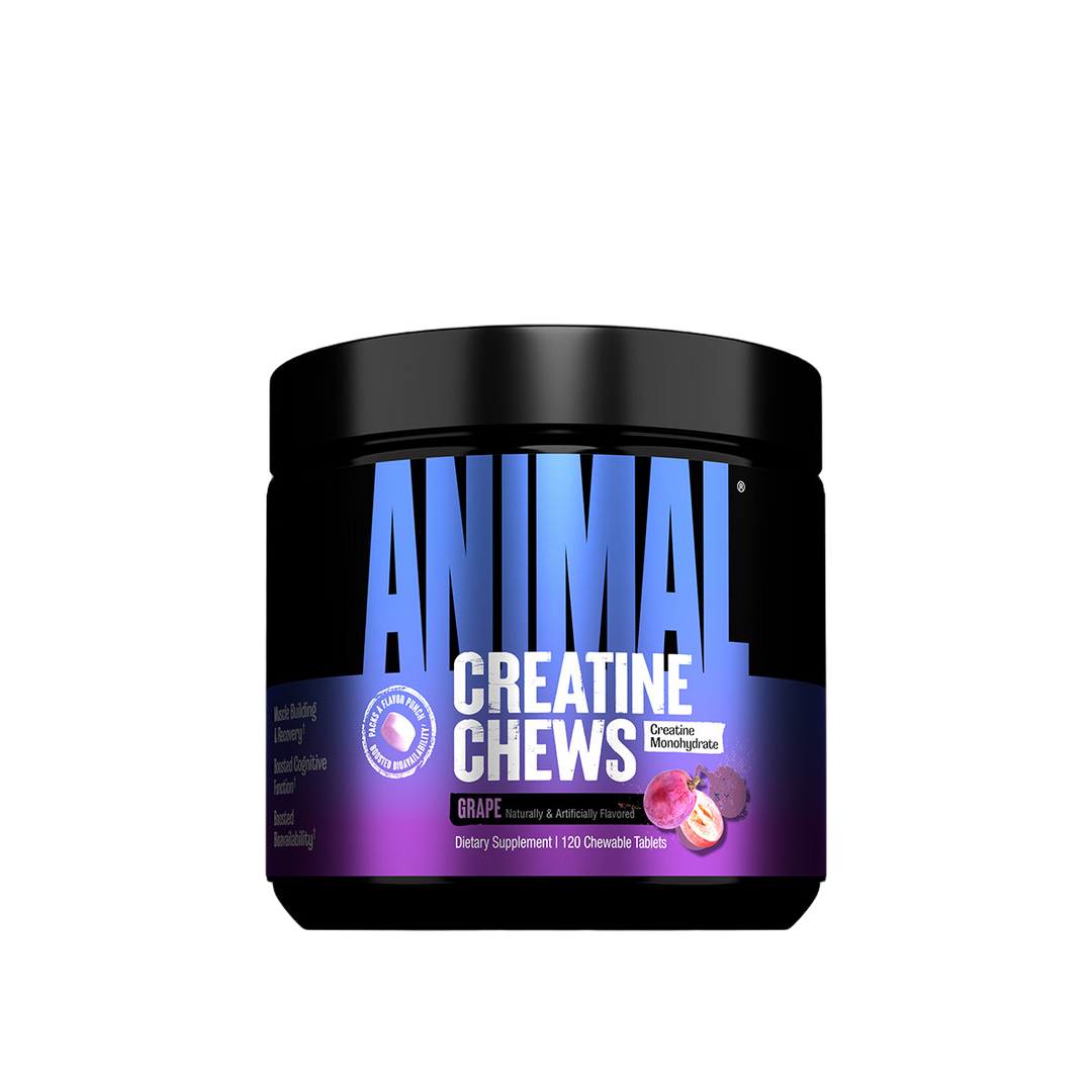 ANIMAL CHEWS CREATINE 120 TABLETS - TABLETS GRAPE