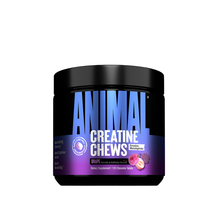ANIMAL CHEWS CREATINE 120 TABLETS - TABLETS GRAPE