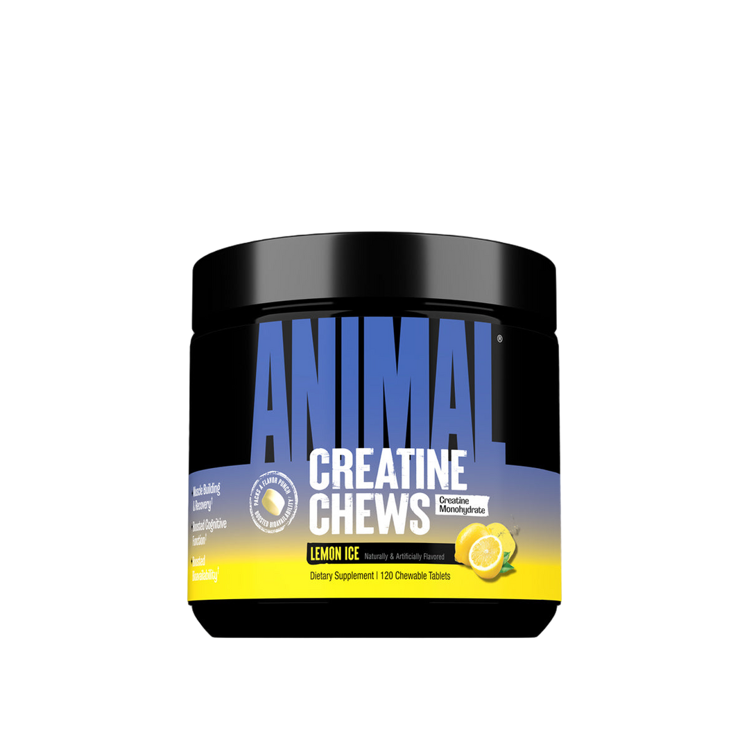 ANIMAL CHEWS CREATINE 120 TABLETS - TABLETS LEMON ICE