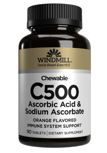C-500 MG MASTICABLE 90 CT