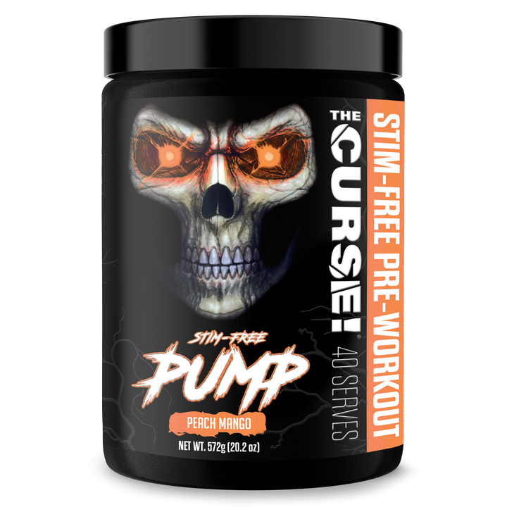 THE CURSE STIM FREE PUMP 40 SERV - PEACH MANGO