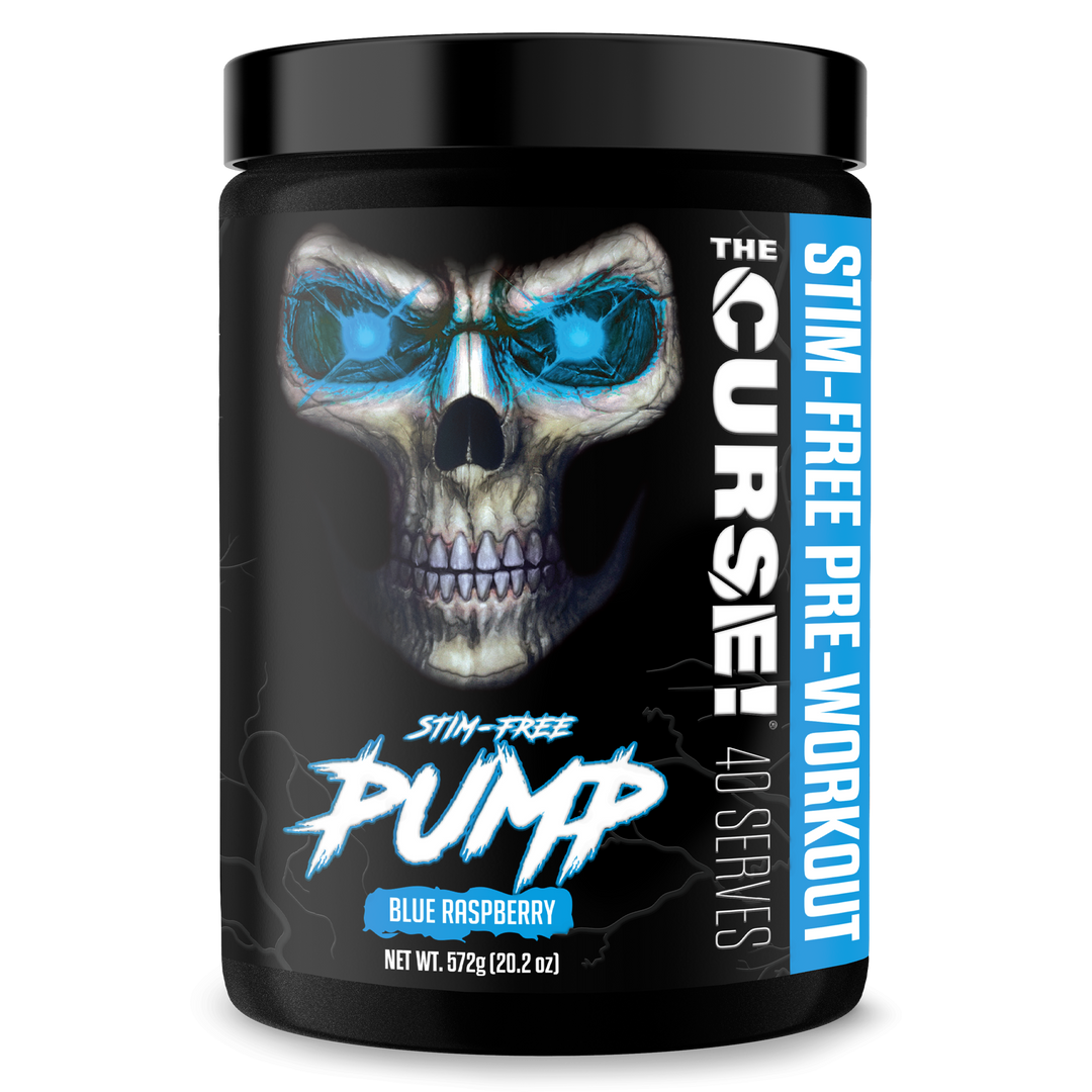 THE CURSE STIM FREE PUMP 40 SERV - BLUE RASPBERRY
