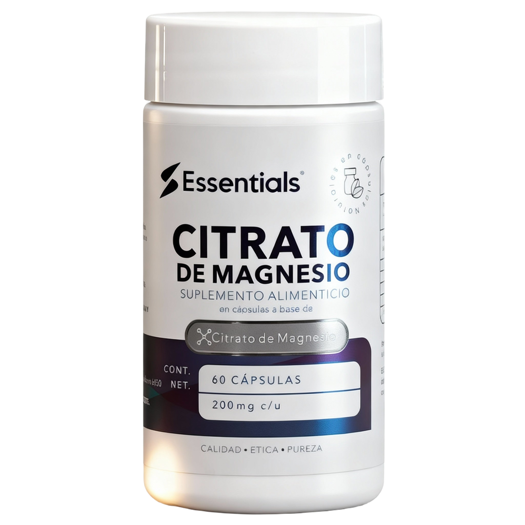 CITRATO DE MAGNESIO 200 MG 60 CAPS