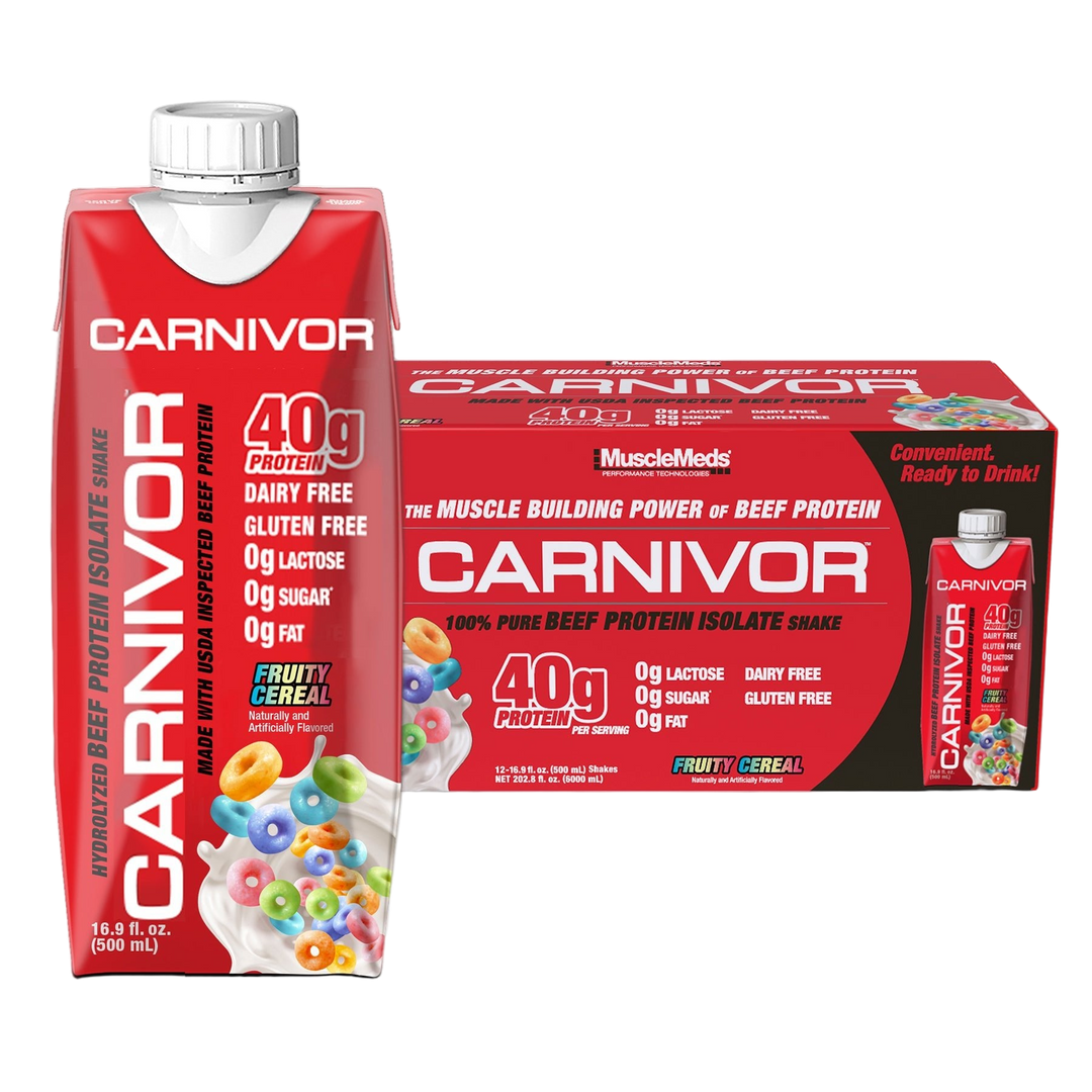 CARNIVOR RTD 16.9 OZ/500ML 12 PACK - FRUITY CEREAL