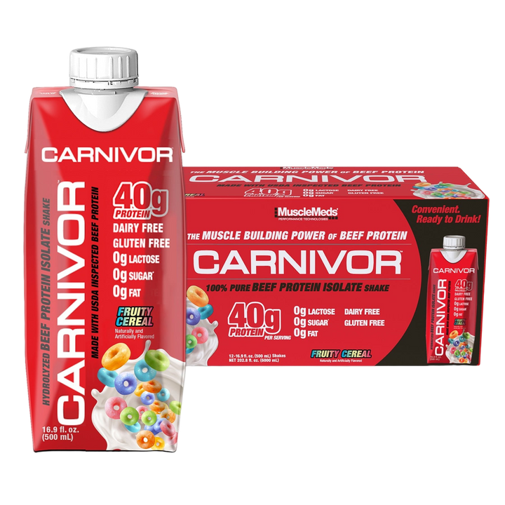 CARNIVOR RTD 16.9 OZ/500ML 12 PACK - FRUITY CEREAL