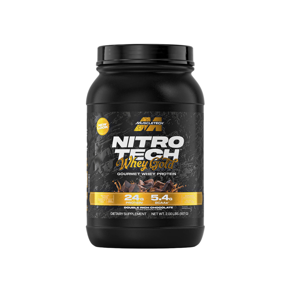 NITRO-TECH WHEY GOLD 2 LBS - DOUBLE RICH CHOCOLATE