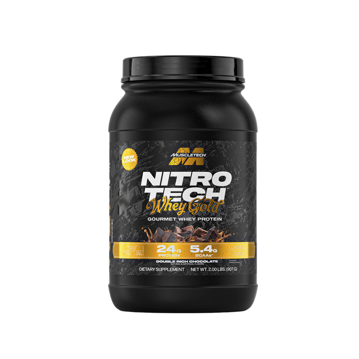 NITRO-TECH WHEY GOLD 2 LBS - DOUBLE RICH CHOCOLATE