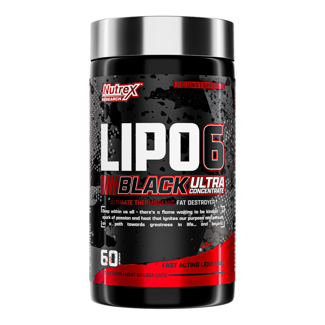 LIPO 6 BLACK UC 60 CAPS ROJO