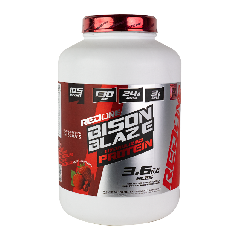 LINE BISON BLAZE PROTEIN HIDROLIZADA 8 LBS - FRESA ARANDANO