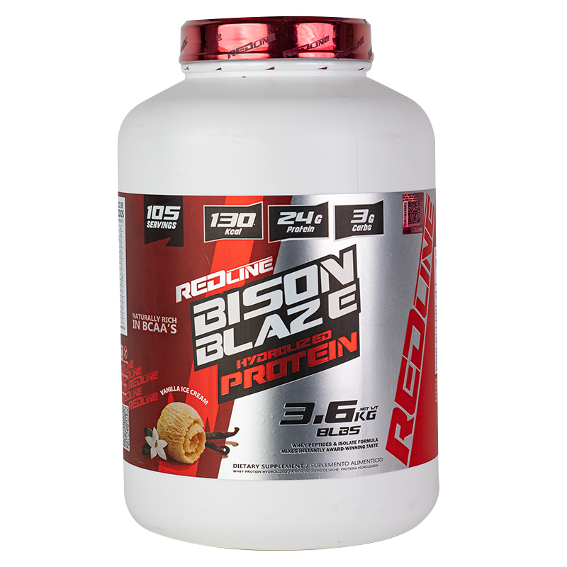 LINE BISON BLAZE PROTEIN HIDROLIZADA 8 LBS - VAINILLA