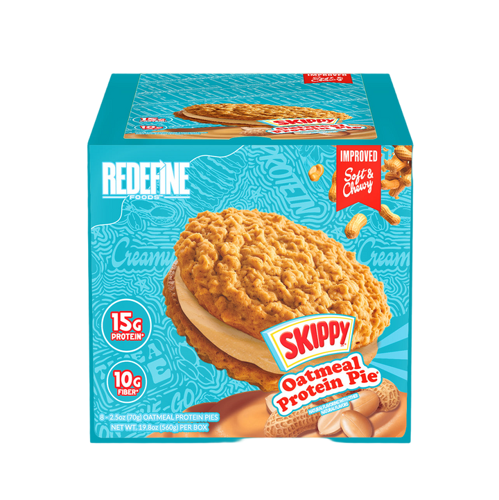 OATMEAL PROTEIN PIE 8 CT BOX - SKIPPY PEANUT BUTTER