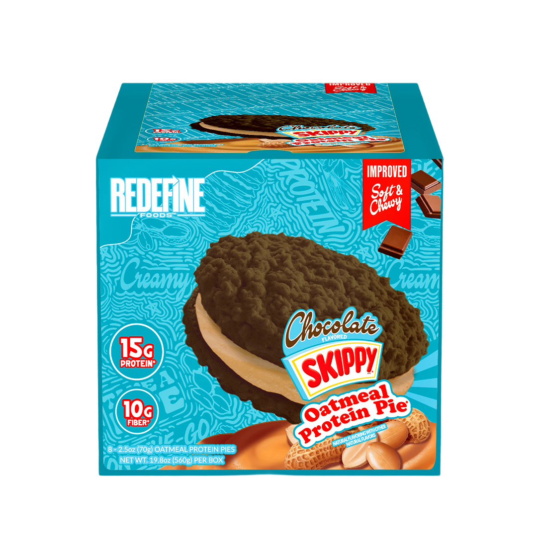 OATMEAL PROTEIN PIE 8 CT BOX - Chocolate SKIPPY variante CHOCOLATE PEANUT BUTTER