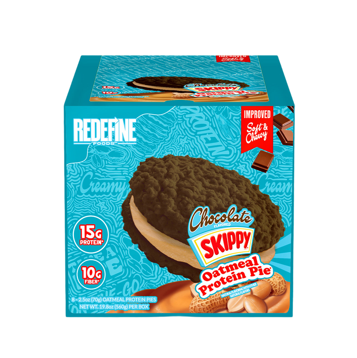 OATMEAL PROTEIN PIE 8 CT BOX - Chocolate SKIPPY variante CHOCOLATE PEANUT BUTTER