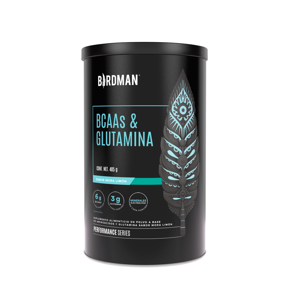 BCAA Y GLUTAMINA 405 GRS - MORA LIMON