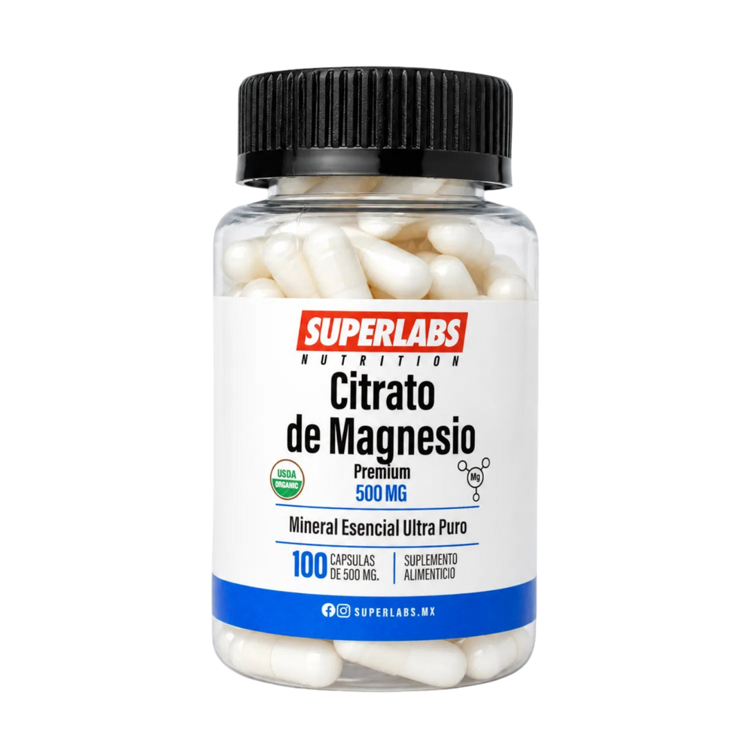 CITRATO DE MAGNESIO 500 MG 100 CAPSULAS