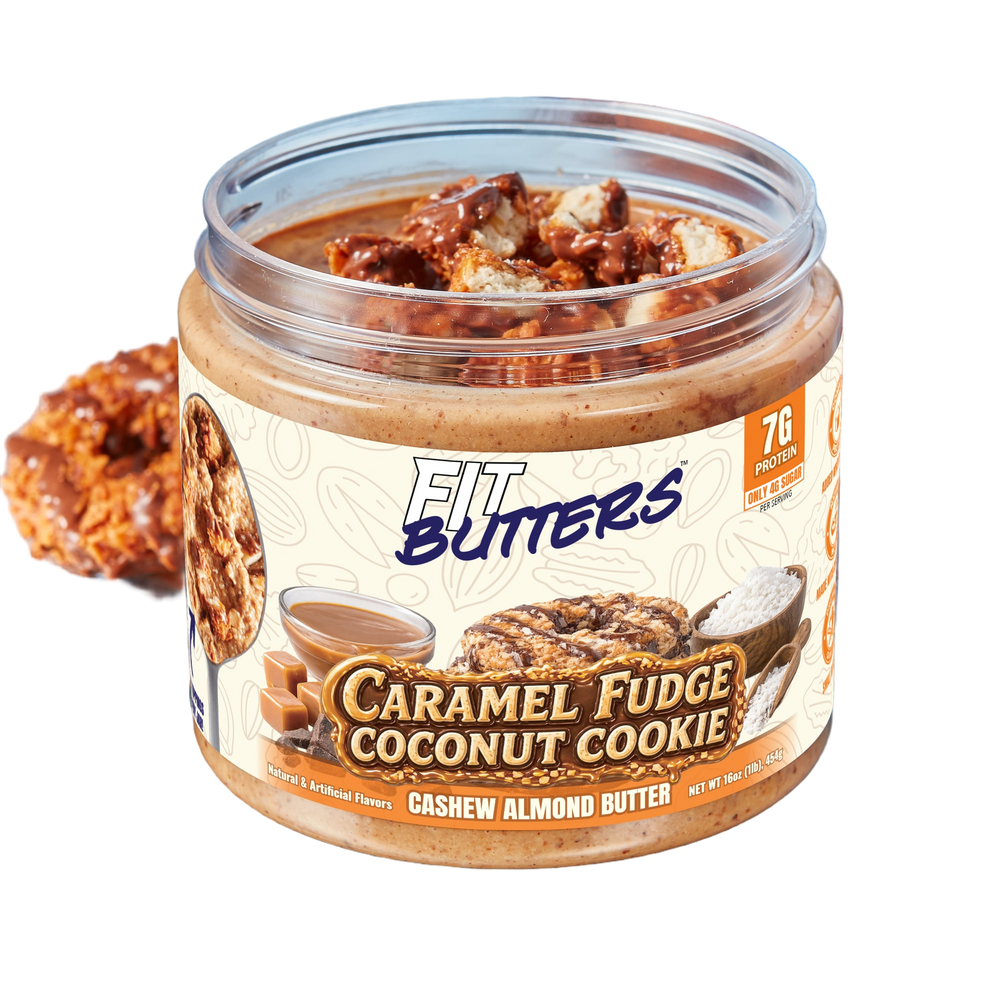 FIT BUTTERS 454 GRS - CARAMEL FUDGE COCONUT COOKIE