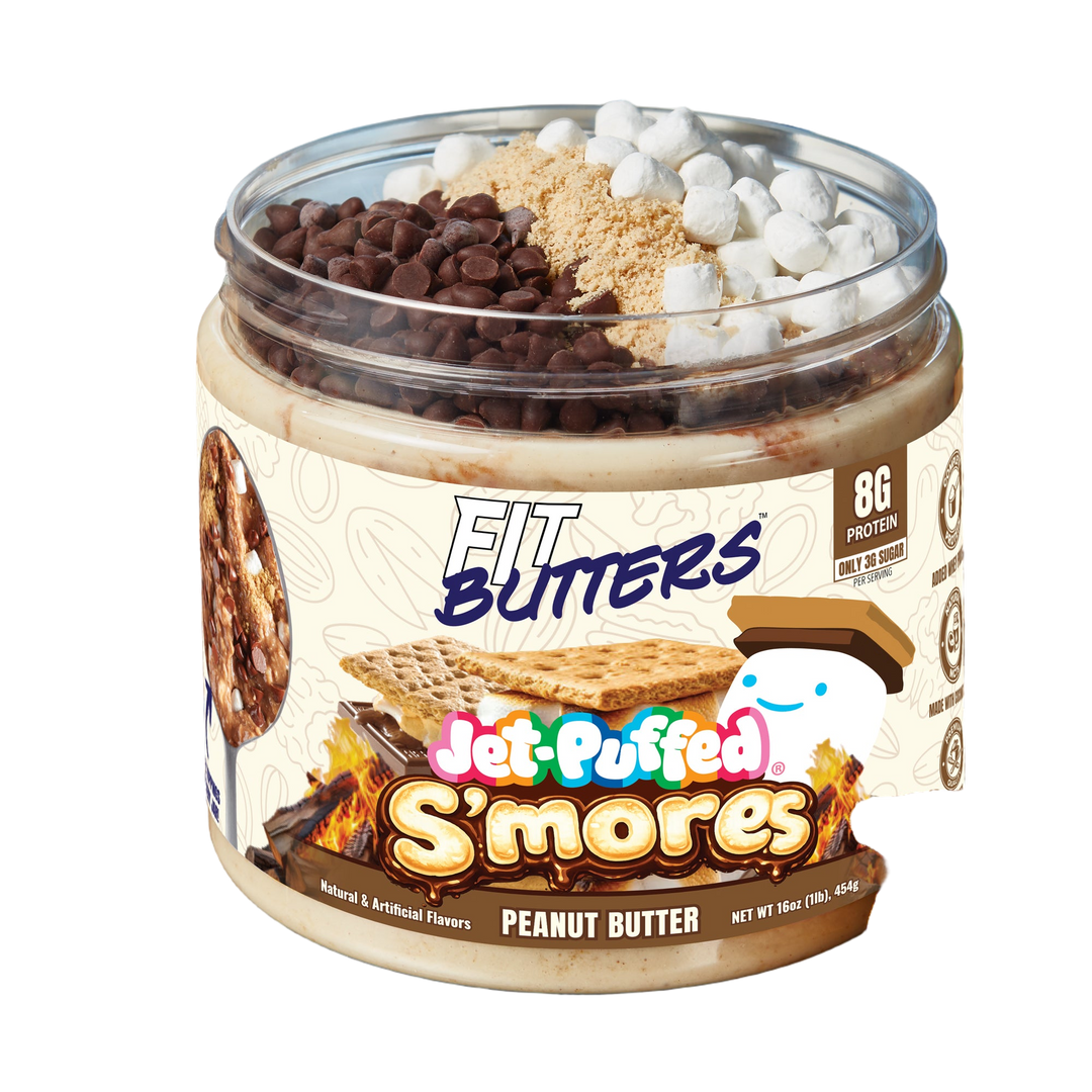 FIT BUTTERS 454 GRS - JET-PUFFED SMORES PEANUT BUTTER