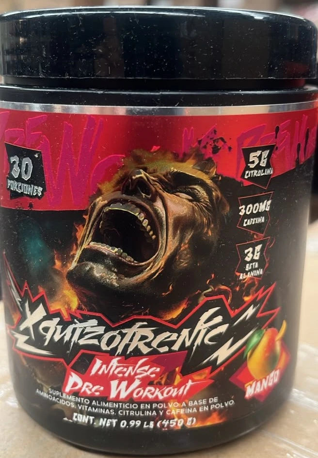 XQUIZOFRENIK PRE WORKOUT 450 GRS MANGO