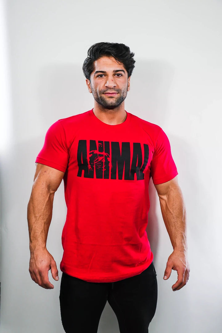 ANIMAL PROMOTIONAL TEE RED XL