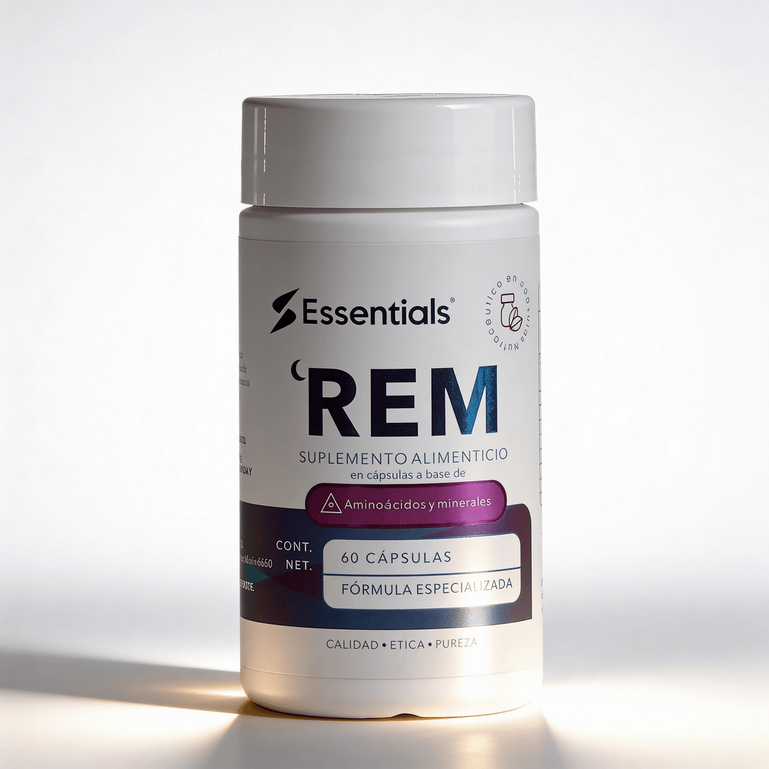 REM MELATONINA + MAGNESIO + L-TEANINA 60 CAPS
